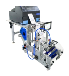 半自動(dòng)預(yù)打印圓瓶貼標(biāo)機(jī)